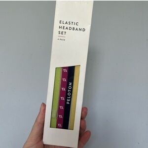Peloton Elastic Headband Set - Pink, Green, Yellow, Black